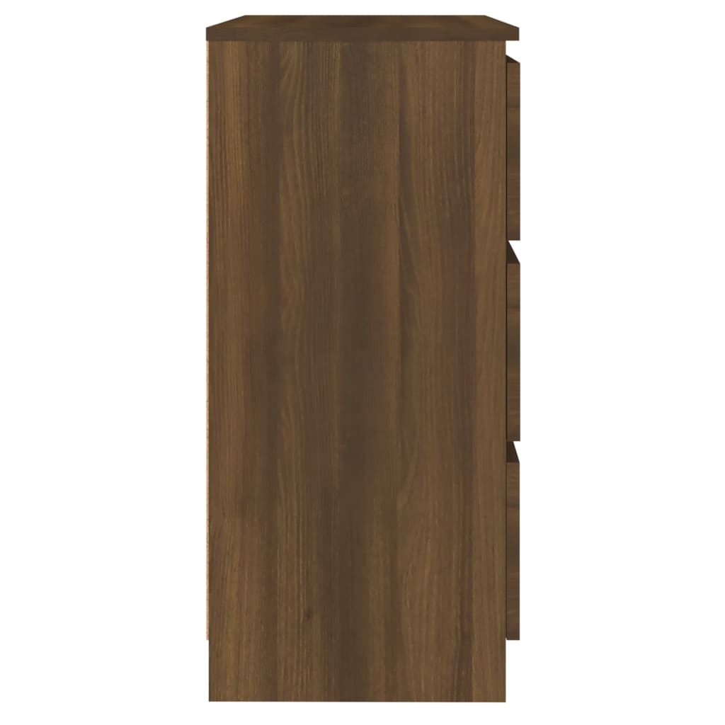 Buffet Chêne marron 60x35x76 cm Bois d'ingénierie - XIOS