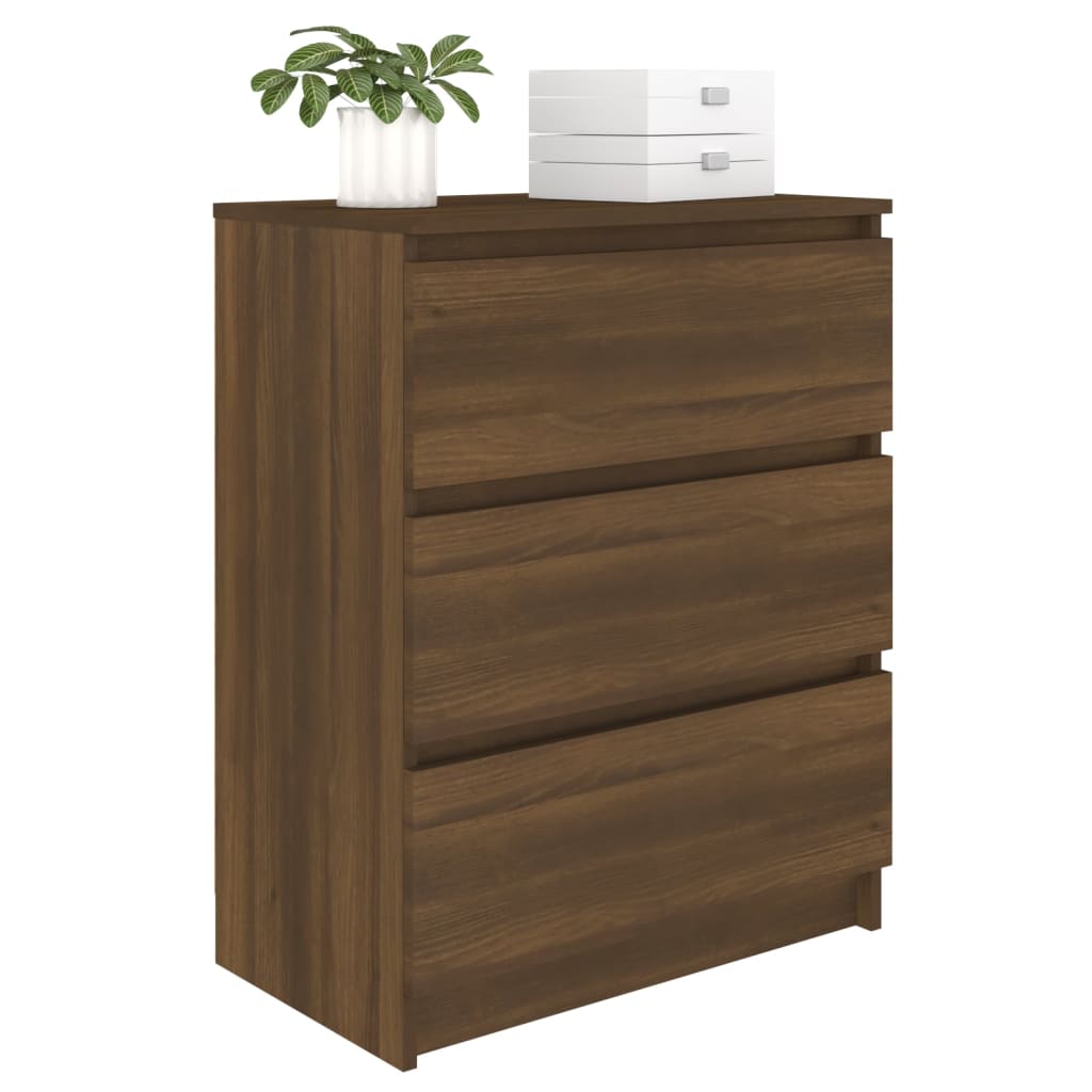 Buffet Chêne marron 60x35x76 cm Bois d'ingénierie - XIOS