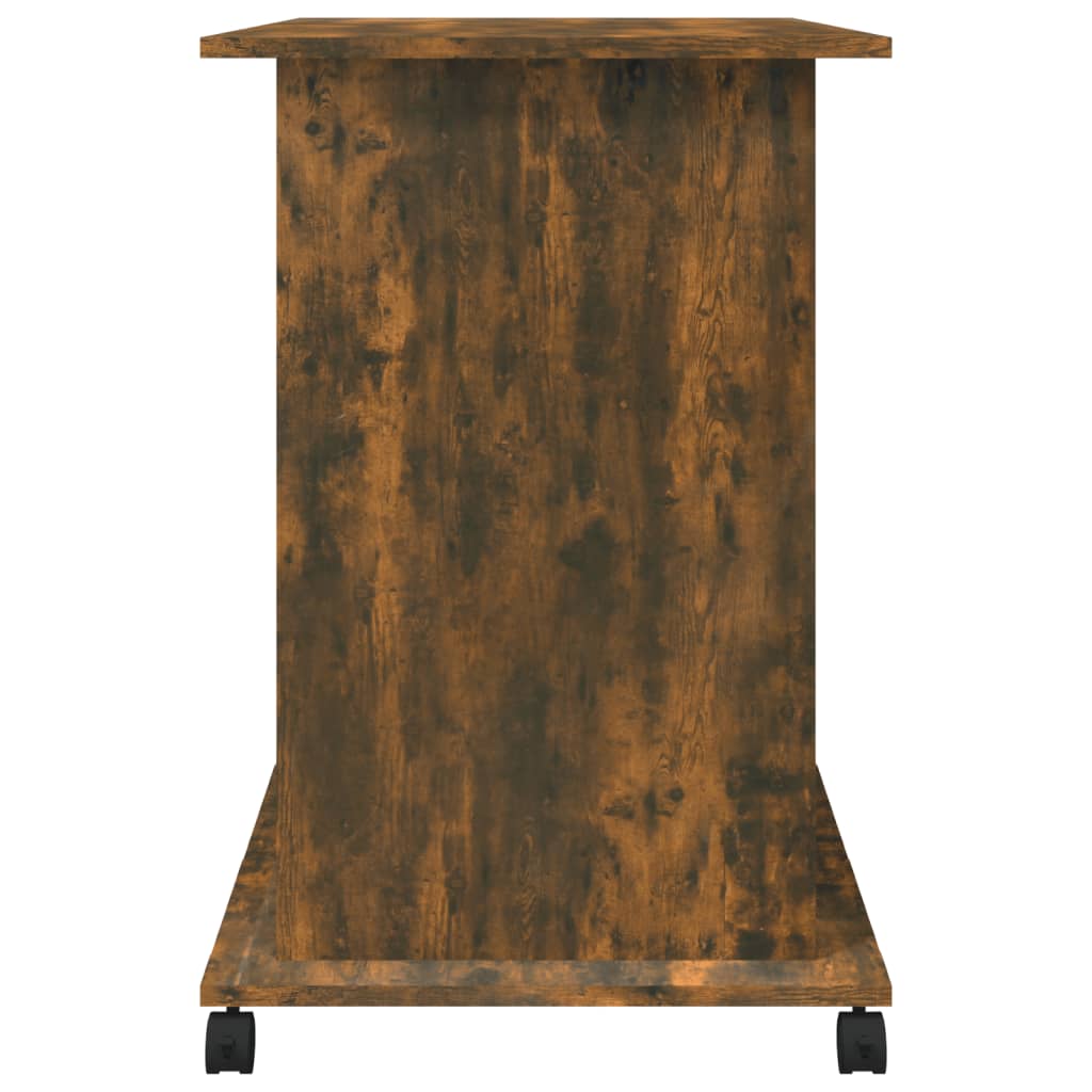 Bureau d'ordinateur Chêne fumé 80x50x75 cm Bois d'ingénierie - XIOS