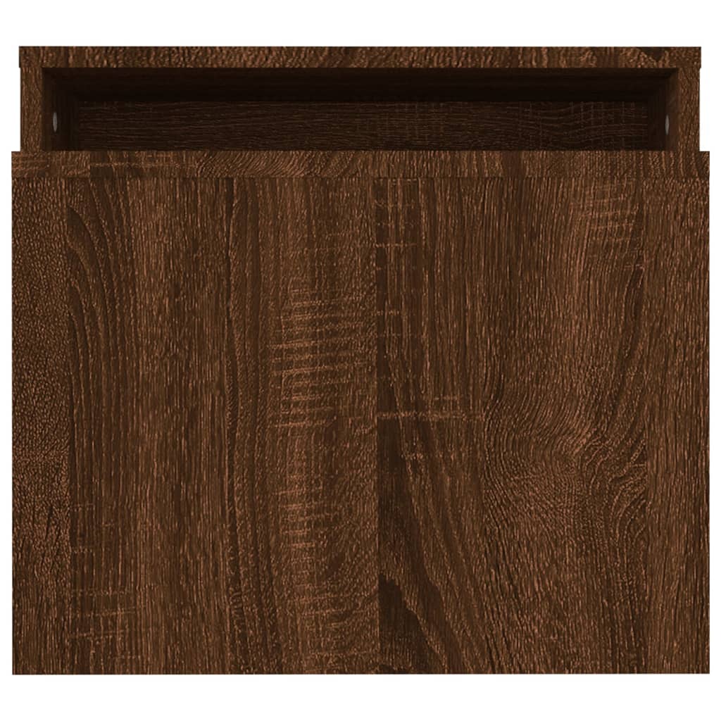 Ensemble table basse Chêne marron 100x48x40cm Bois d'ingénierie - XIOS