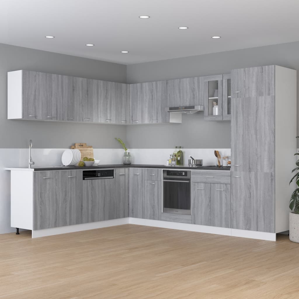 Armoire suspendue "Lyon" Sonoma gris 50x31x60 cm Meubles de cuisine vidaXL