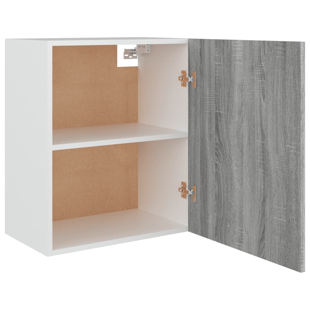 Armoire suspendue "Lyon" Sonoma gris 50x31x60 cm Meubles de cuisine vidaXL