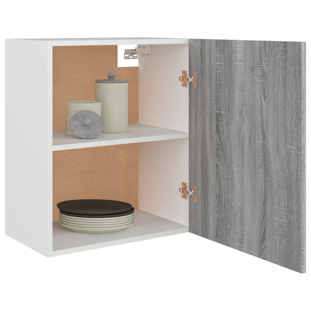 Armoire suspendue "Lyon" Sonoma gris 50x31x60 cm Meubles de cuisine vidaXL