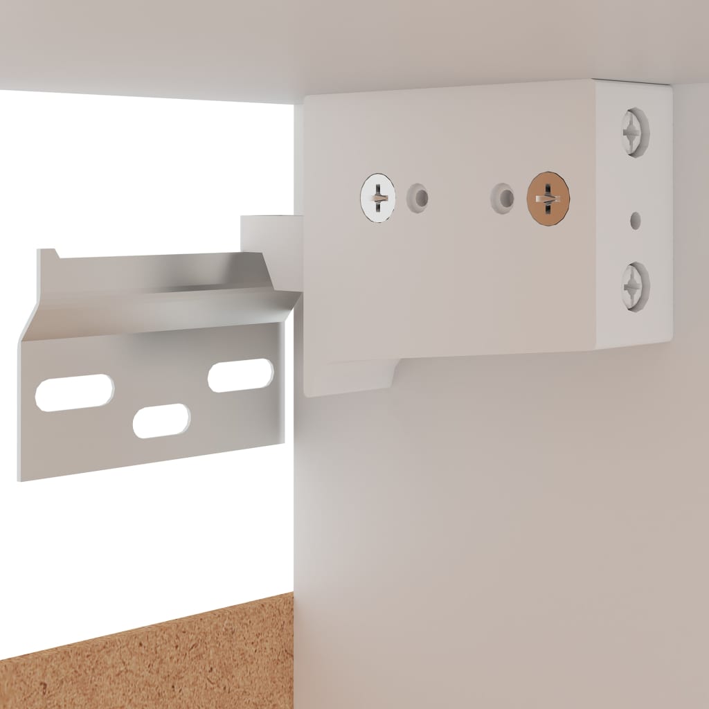Armoire suspendue "Lyon" Sonoma gris 50x31x60 cm Meubles de cuisine vidaXL