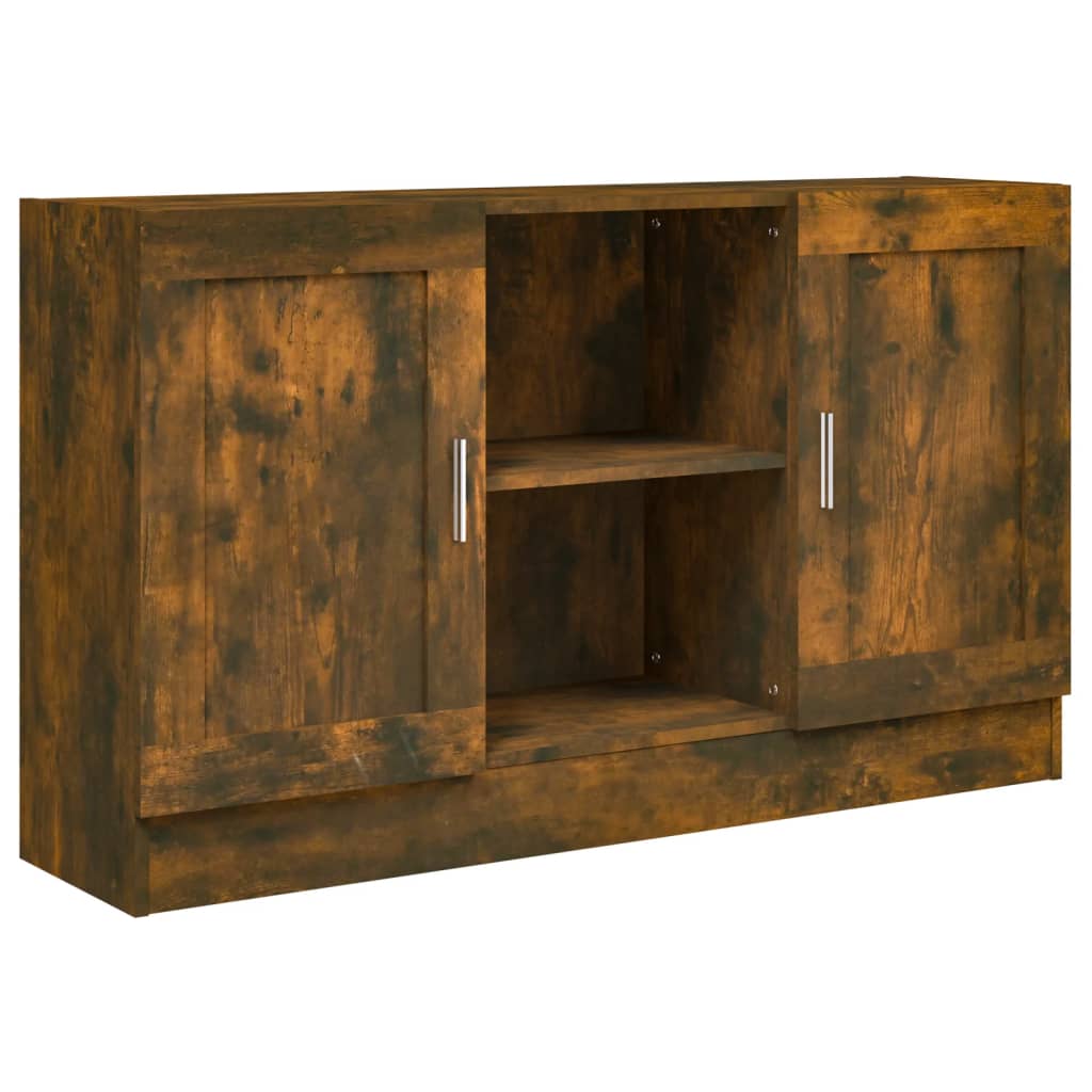 Buffet Chêne fumé 120x30,5x70 cm Bois d'ingénierie - XIOS