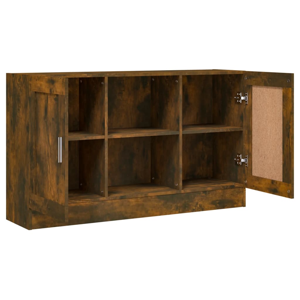 Buffet Chêne fumé 120x30,5x70 cm Bois d'ingénierie - XIOS