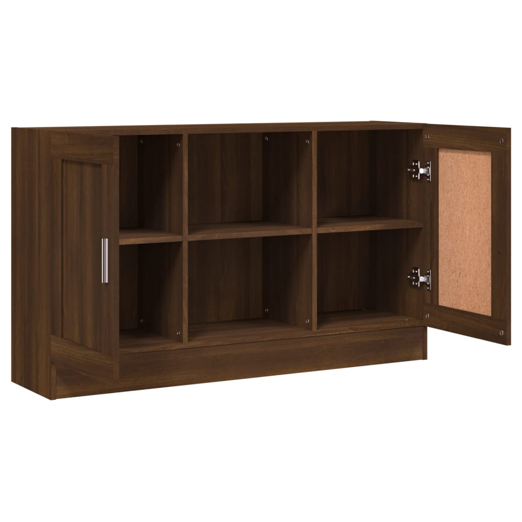 Buffet Chêne marron 120x30,5x70 cm Bois d'ingénierie - XIOS