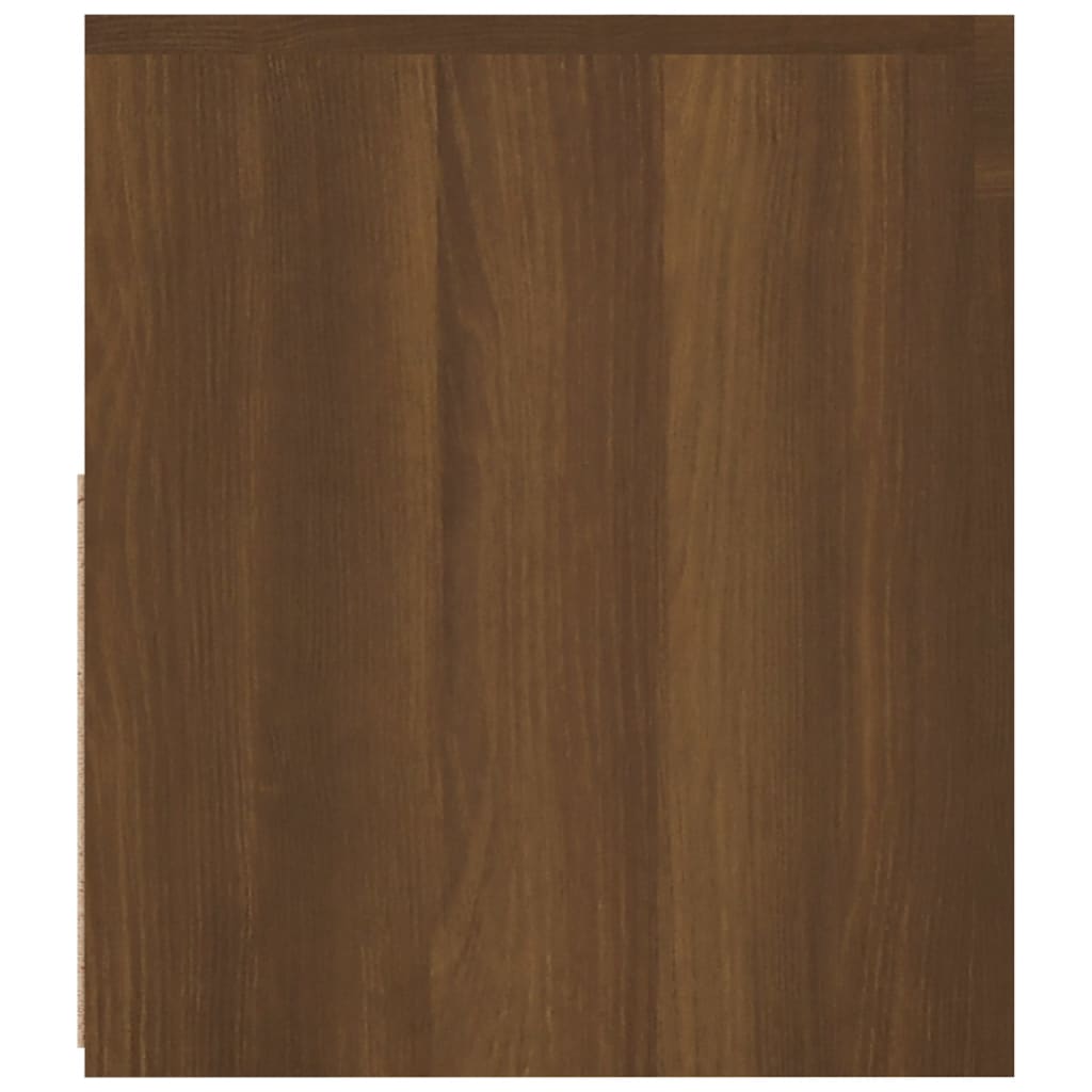 Meuble TV avec lumières LED chêne marron 120x35x40 cm Meubles TV vidaXL   