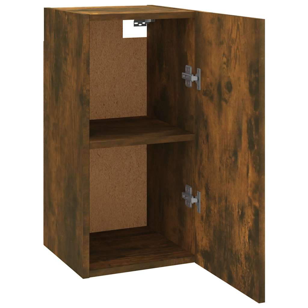 Meuble TV Chêne fumé 30,5x30x60 cm Bois d'ingénierie - XIOS
