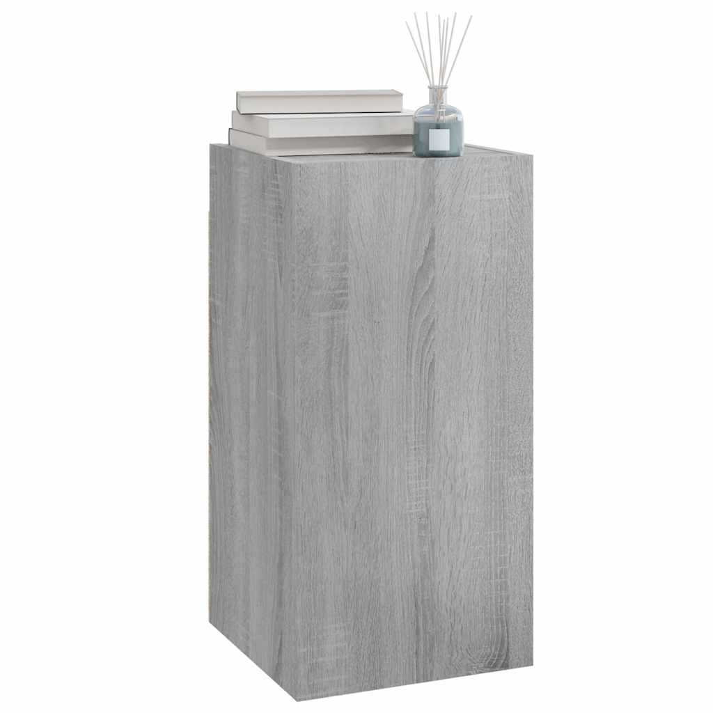 Meubles TV Sonoma gris 30,5x30x60 cm Bois d'ingénierie - XIOS