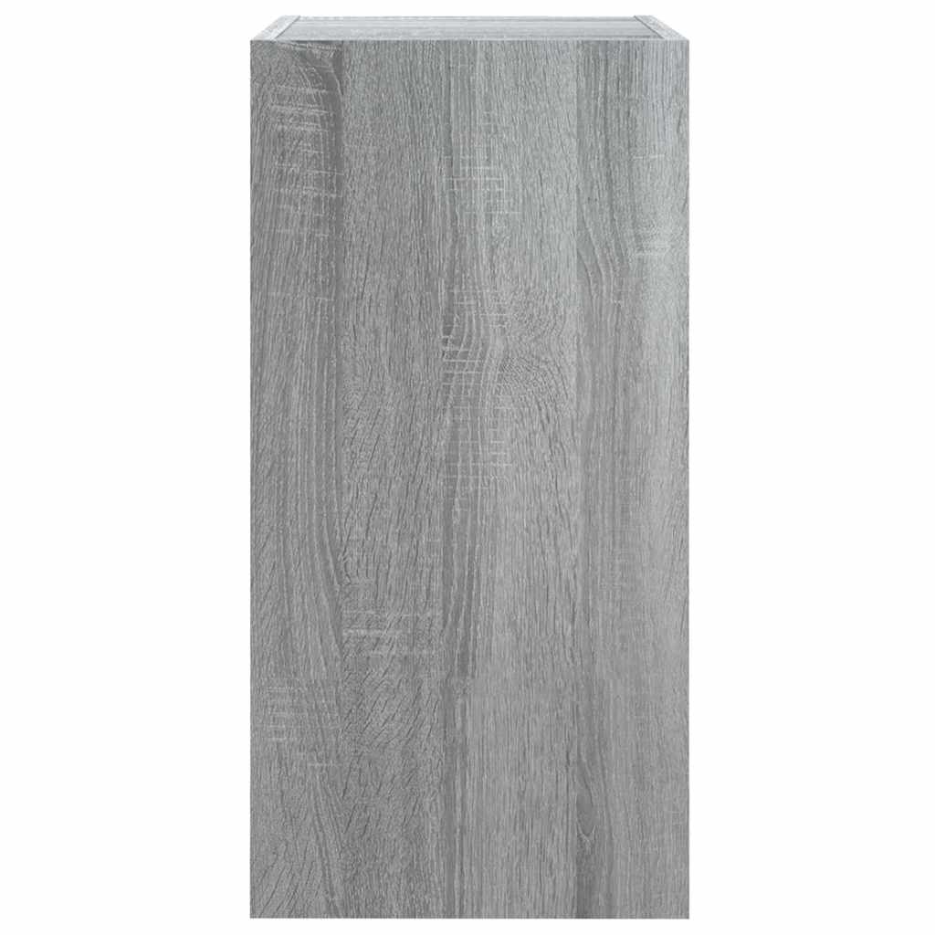 Meubles TV Sonoma gris 30,5x30x60 cm Bois d'ingénierie - XIOS