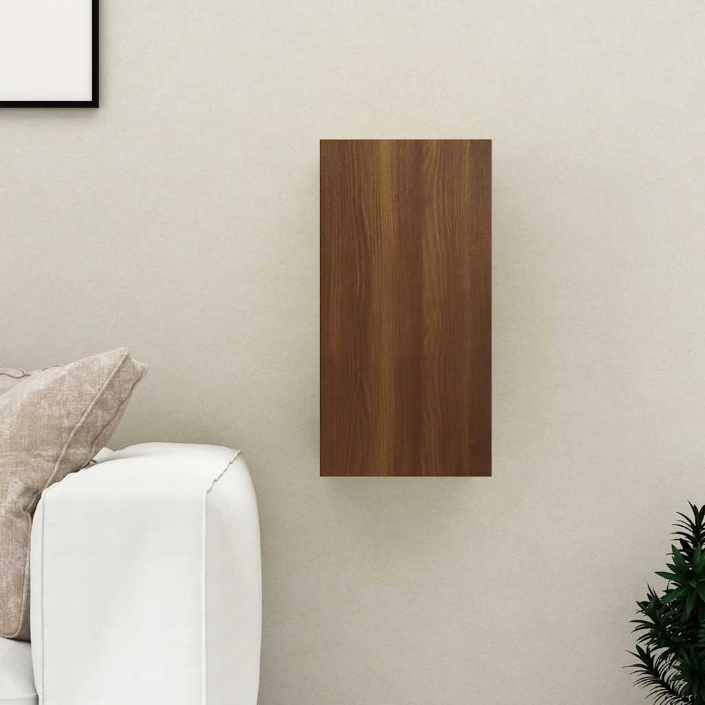 Meuble TV Chêne marron 30,5x30x60 cm Bois d'ingénierie - XIOS