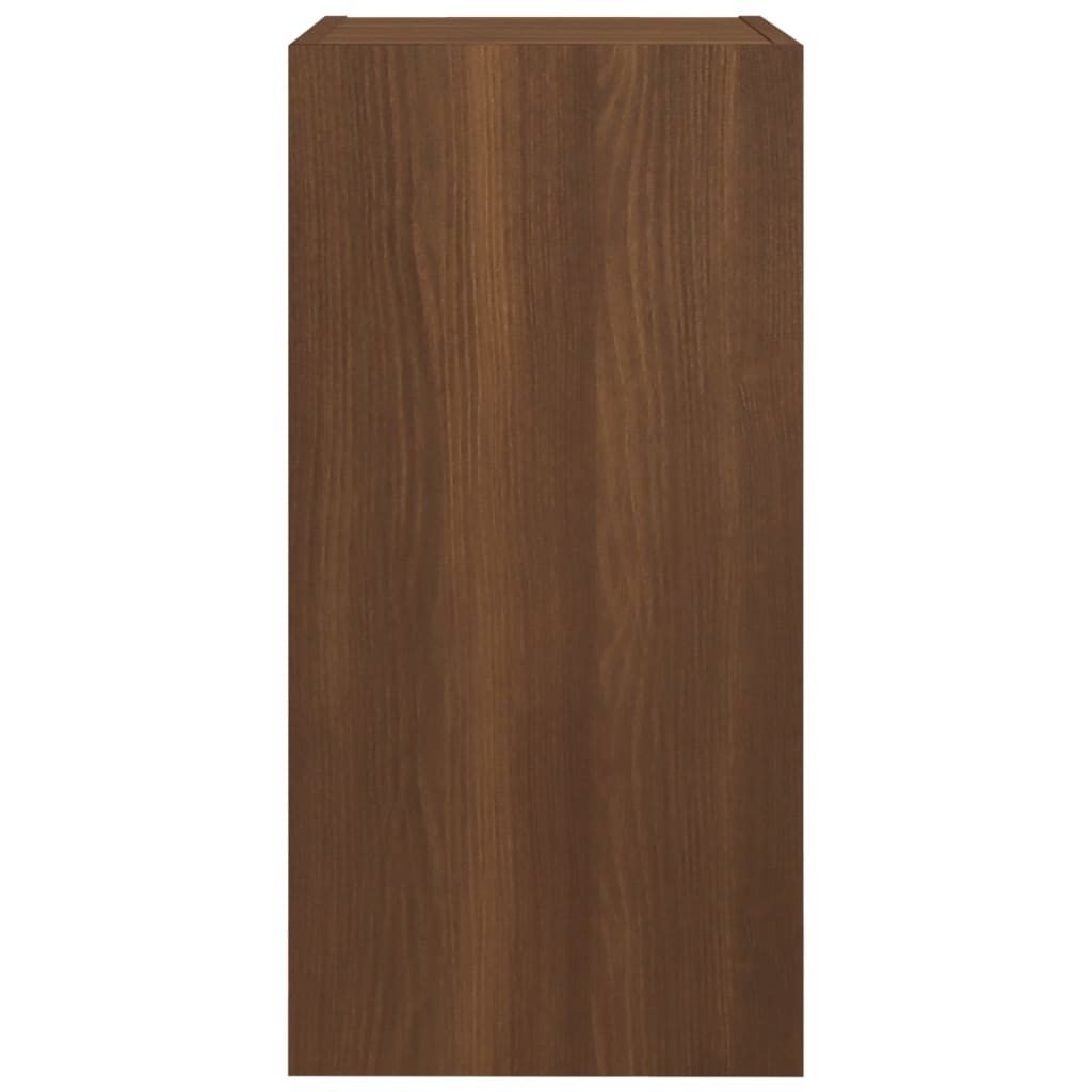 Meubles TV 2 pcs Chêne marron 30,5x30x60 cm Bois d'ingénierie Meubles TV vidaXL   