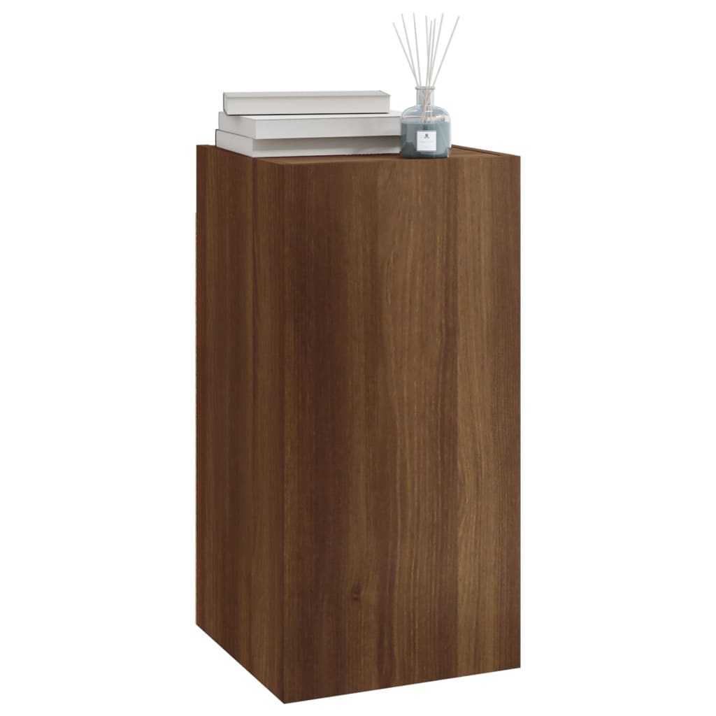 Meubles TV 2 pcs Chêne marron 30,5x30x60 cm Bois d'ingénierie Meubles TV vidaXL   
