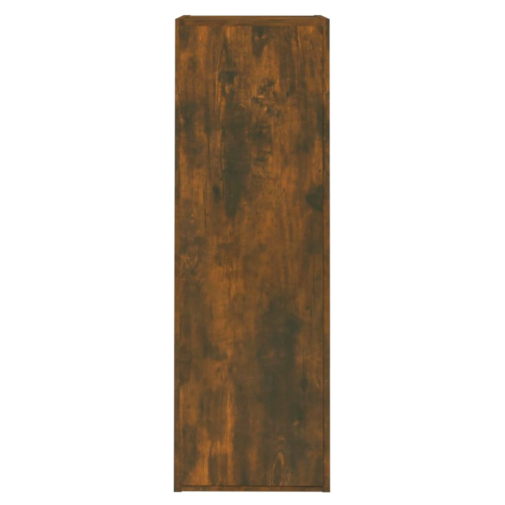 Meubles TV Chêne fumé 30,5x30x90 cm Bois d'ingénierie - XIOS