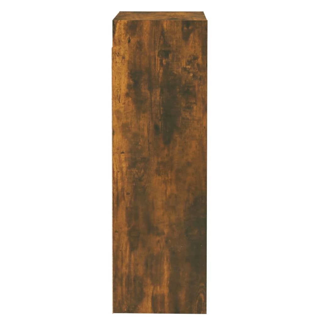 Meubles TV Chêne fumé 30,5x30x90 cm Bois d'ingénierie - XIOS