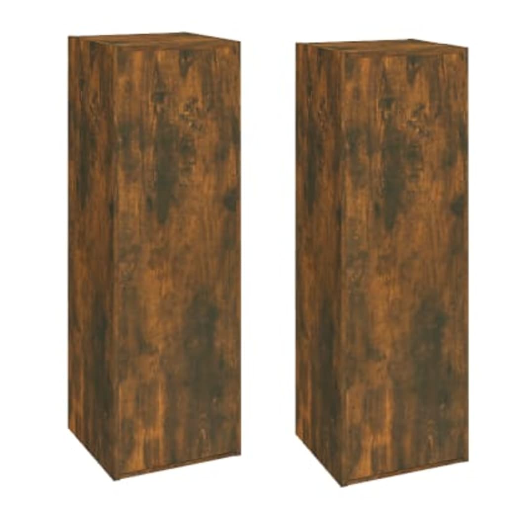 Meubles TV 2 pcs Chêne fumé 30,5x30x90 cm Bois d'ingénierie - XIOS