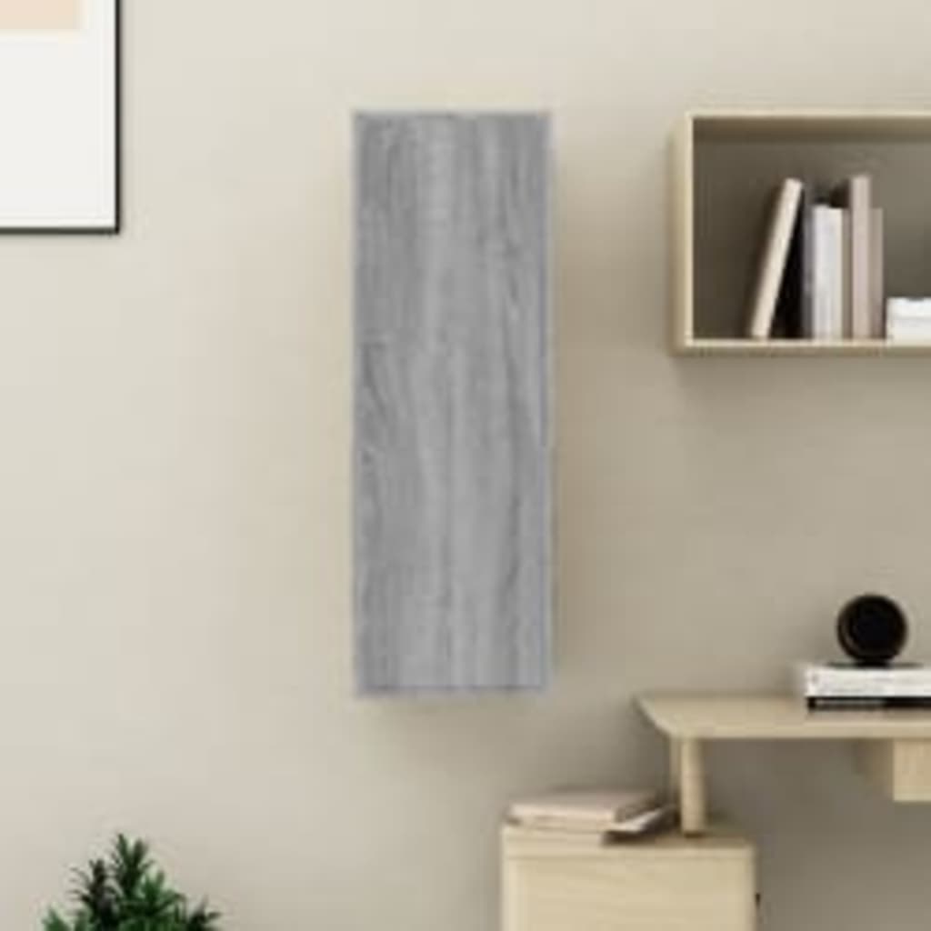 Meubles TV Sonoma gris 30,5x30x90 cm Bois d'ingénierie - XIOS