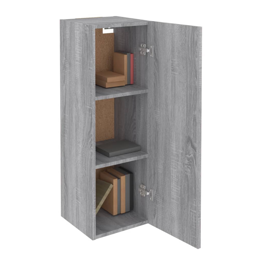 Meubles TV Sonoma gris 30,5x30x90 cm Bois d'ingénierie - XIOS