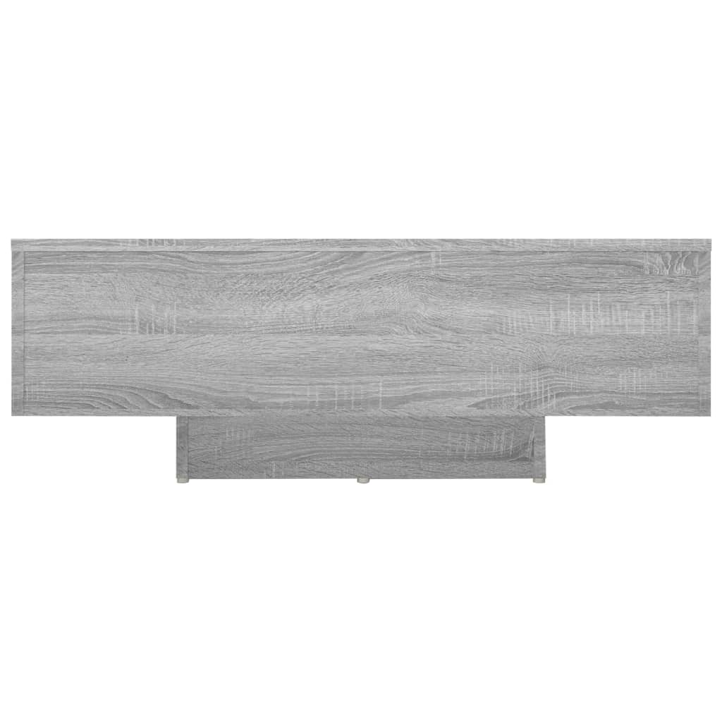 Table basse Sonoma gris 85x55x31 cm Bois d'ingénierie - XIOS