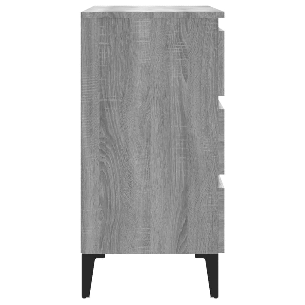 Buffet Sonoma gris 60x35x69 cm Bois d'ingénierie - XIOS
