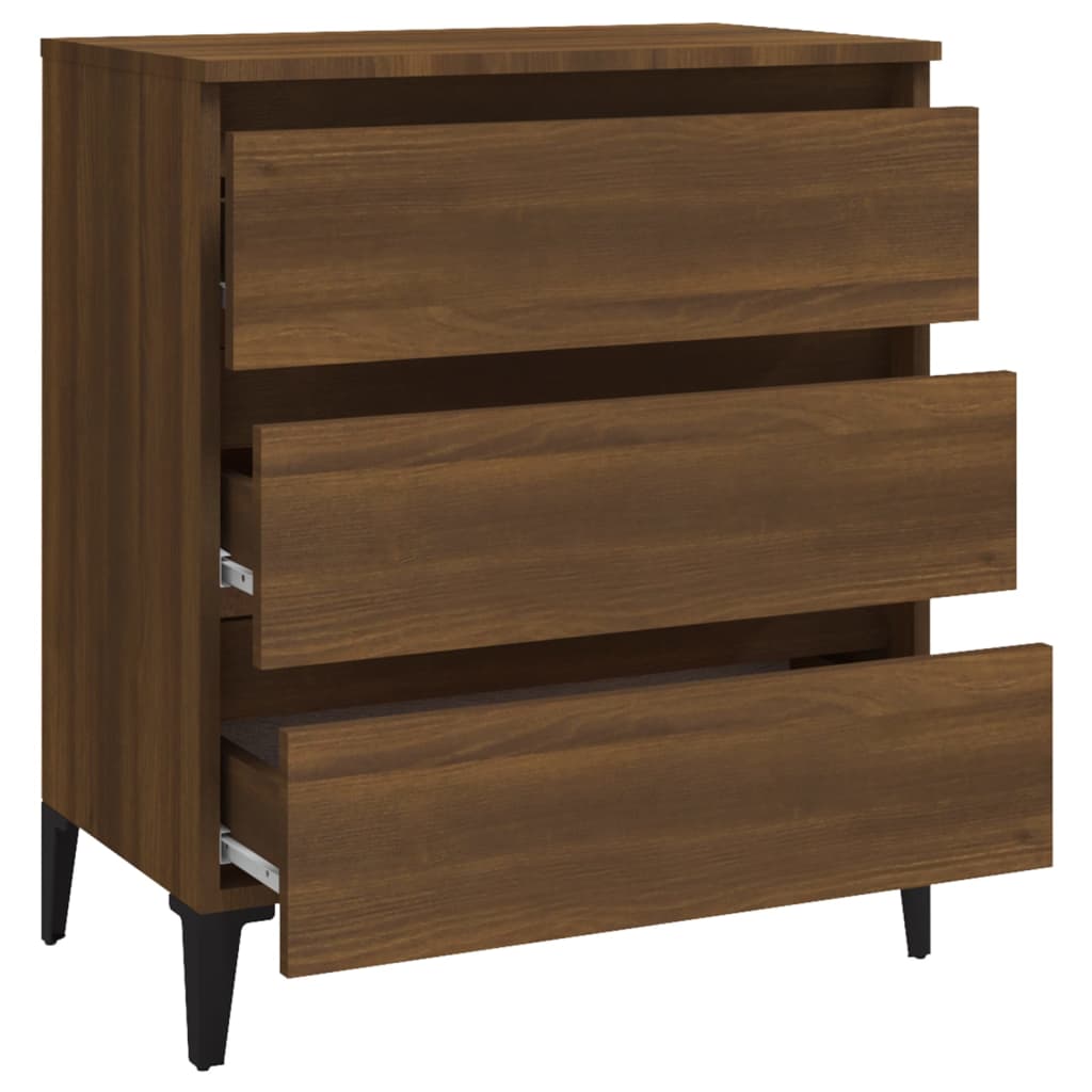 Buffet Chêne marron 60x35x69 cm Bois d'ingénierie - XIOS