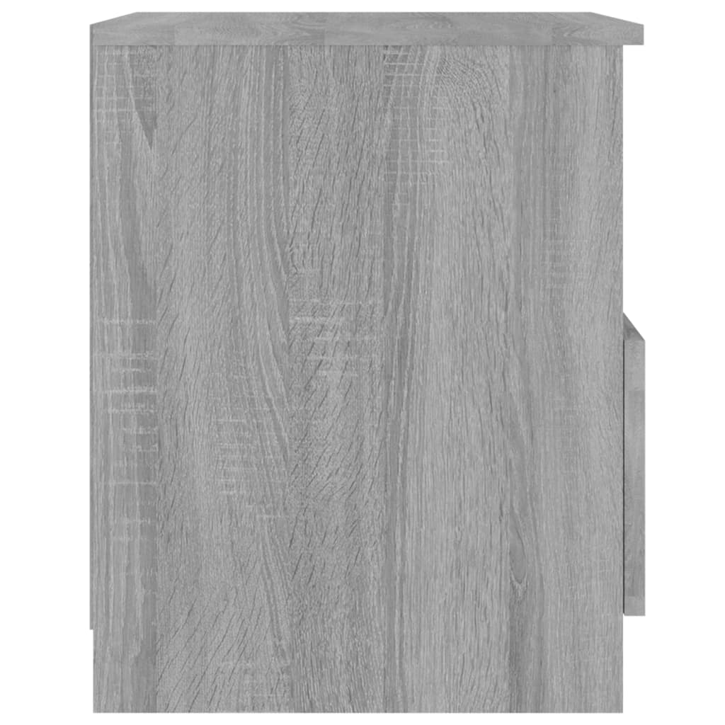 Table de chevet sonoma gris 40x40x50 cm bois d'ingénierie - XIOS
