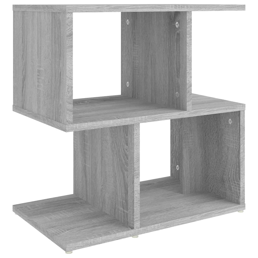 Table de chevet Sonoma gris 50x30x51,5 cm Bois d'ingénierie - XIOS
