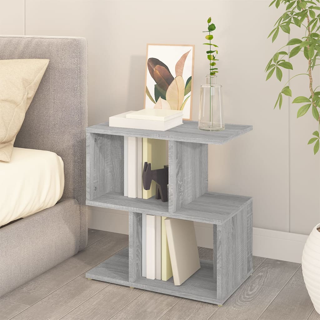 Table de chevet Sonoma gris 50x30x51,5 cm Bois d'ingénierie - XIOS