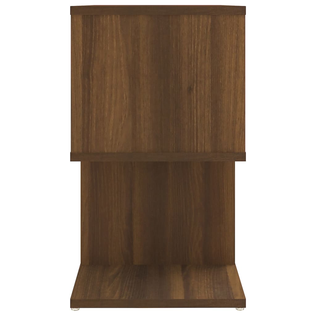 Table de chevet Chêne marron 50x30x51,5 cm Bois d'ingénierie - XIOS