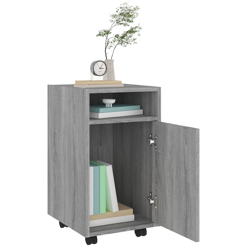 Armoire appoint à roues Sonoma gris 33x38x60 cm - XIOS