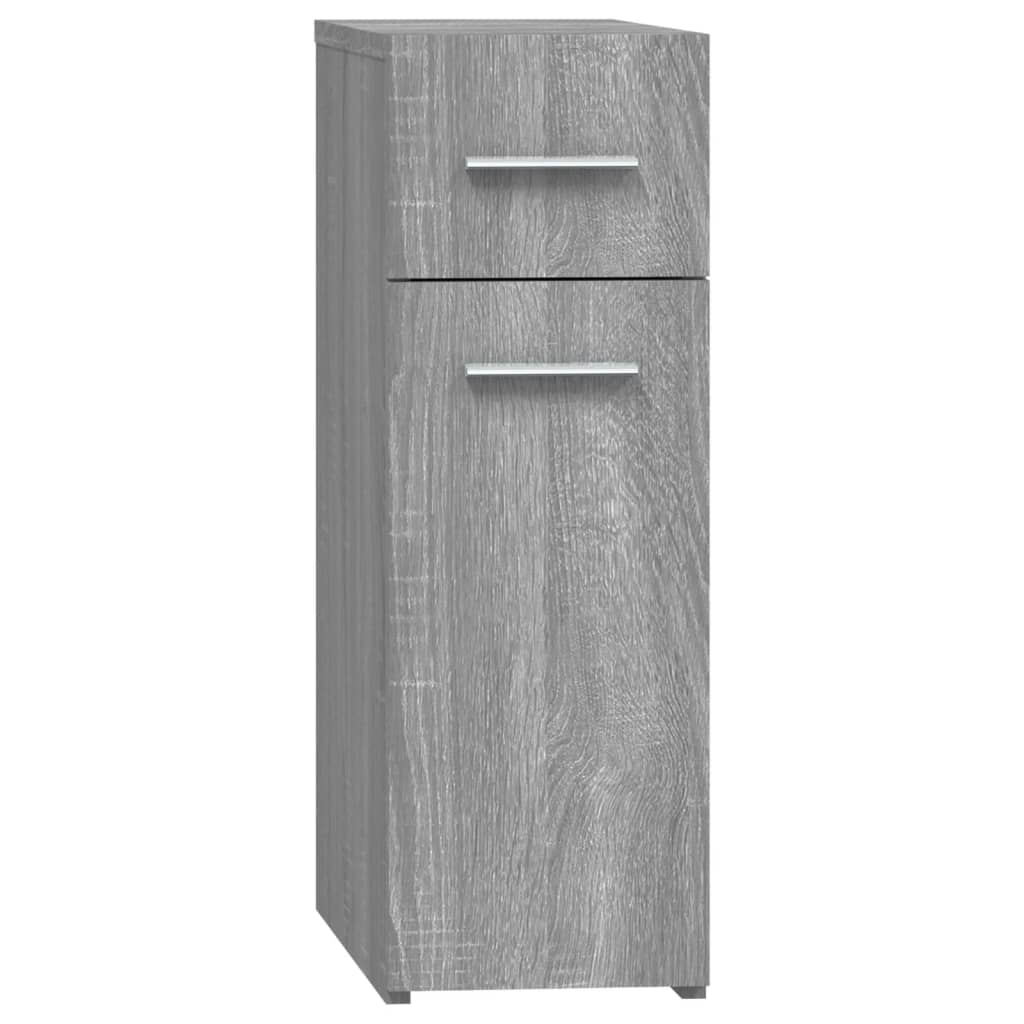 Armoire apothicaire Sonoma gris 20x45,5x60 cm Bois d'ingénierie