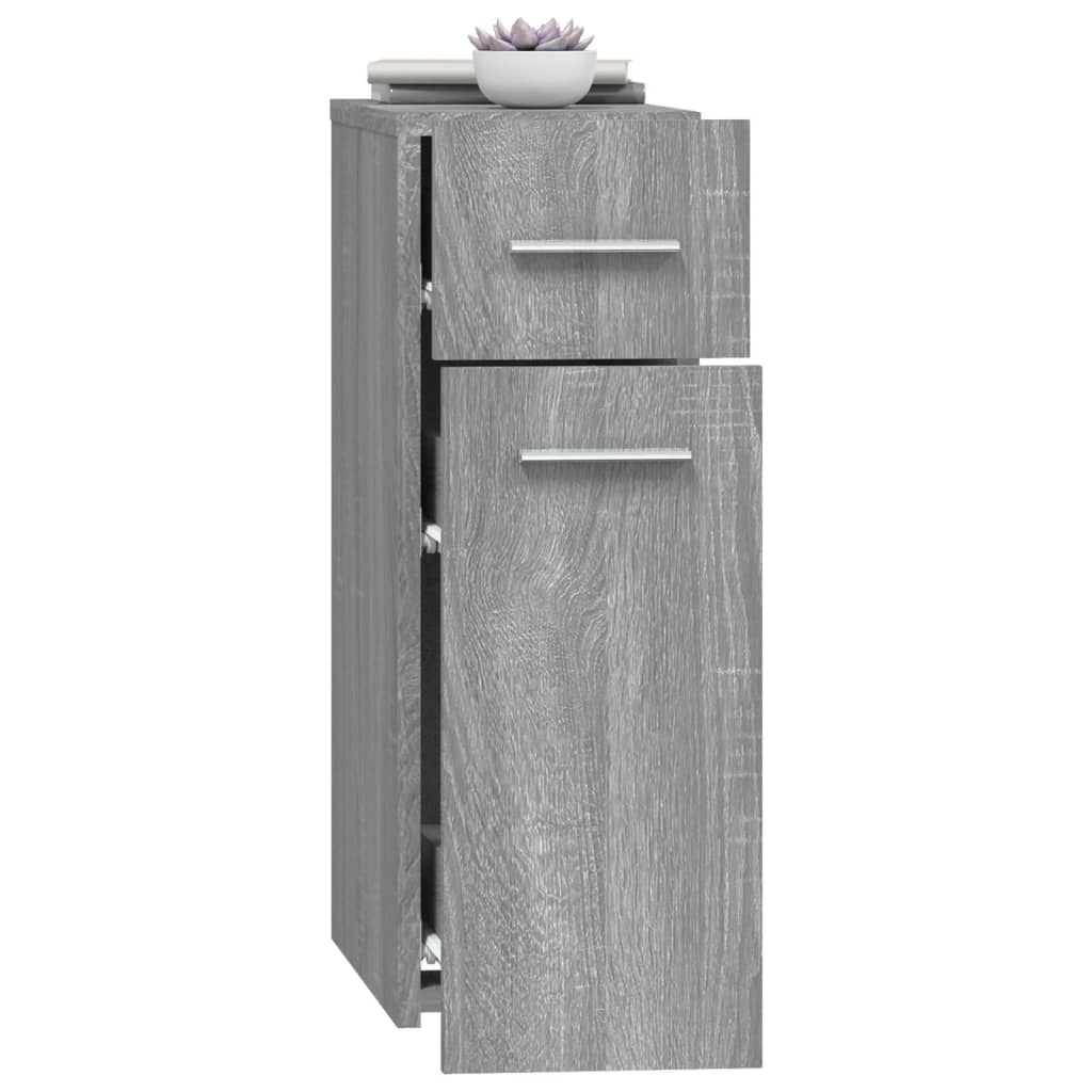 Armoire apothicaire Sonoma gris 20x45,5x60 cm Bois d'ingénierie
