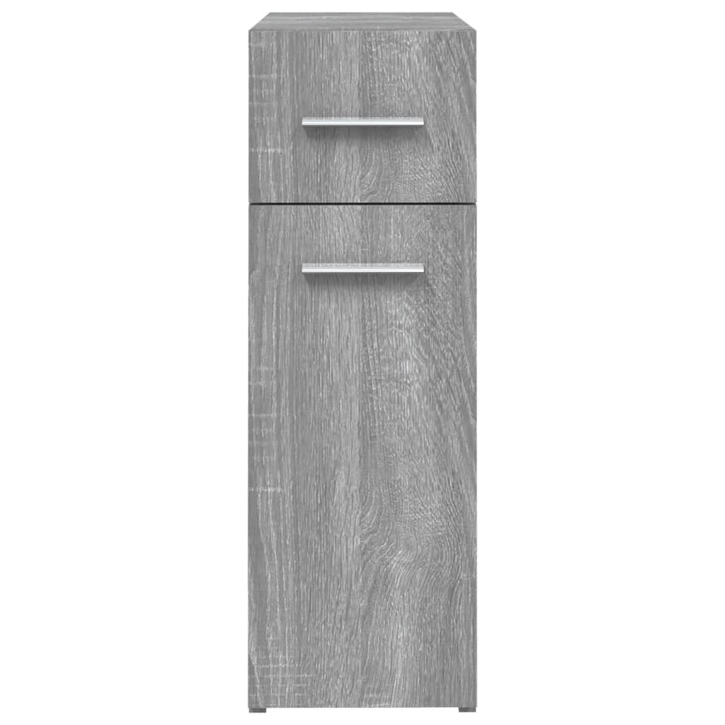 Armoire apothicaire Sonoma gris 20x45,5x60 cm Bois d'ingénierie