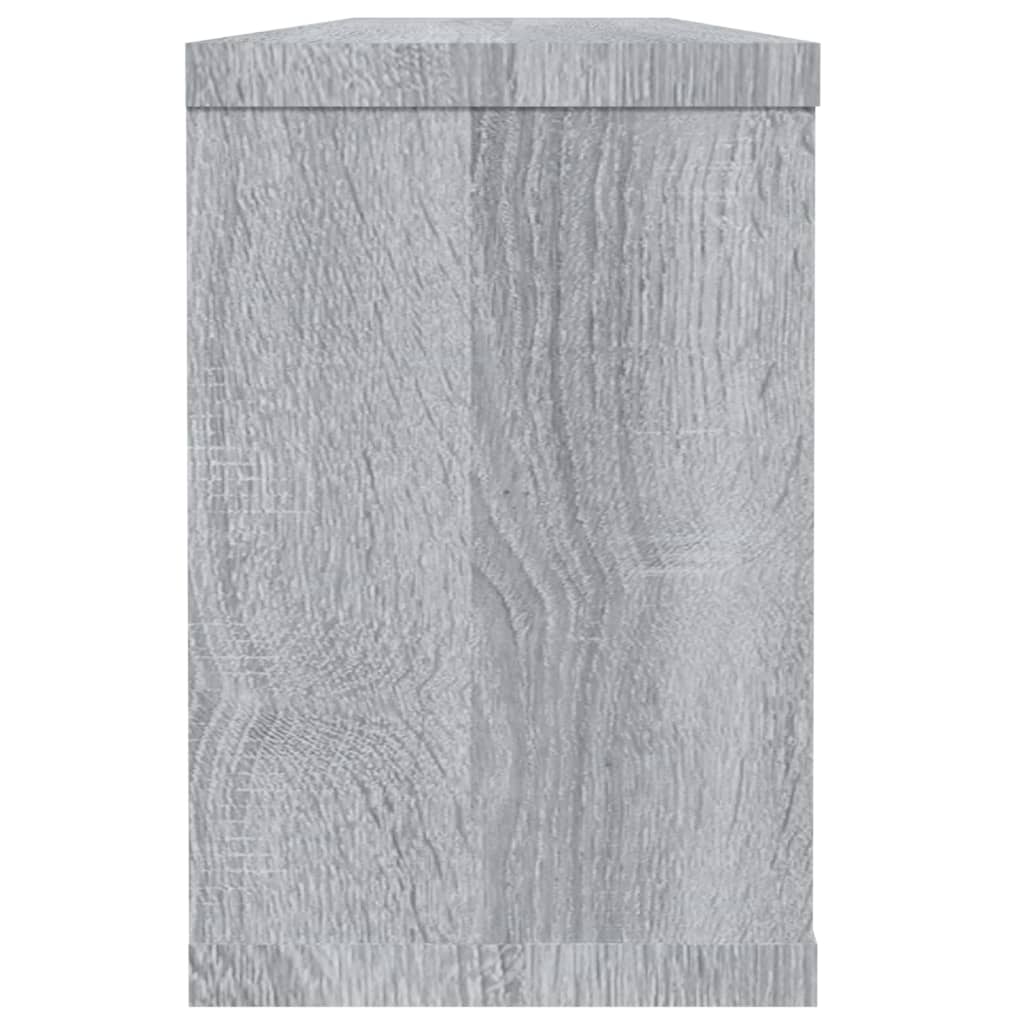 Étagères murales cube 2 pcs Sonoma gris 60x15x23 cm Bois - XIOS