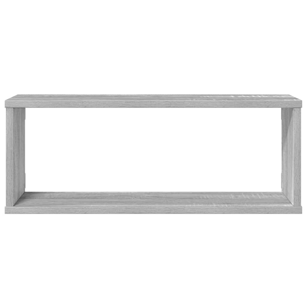 Étagères murales cube 4 pcs Sonoma gris 60x15x23 cm Bois - XIOS