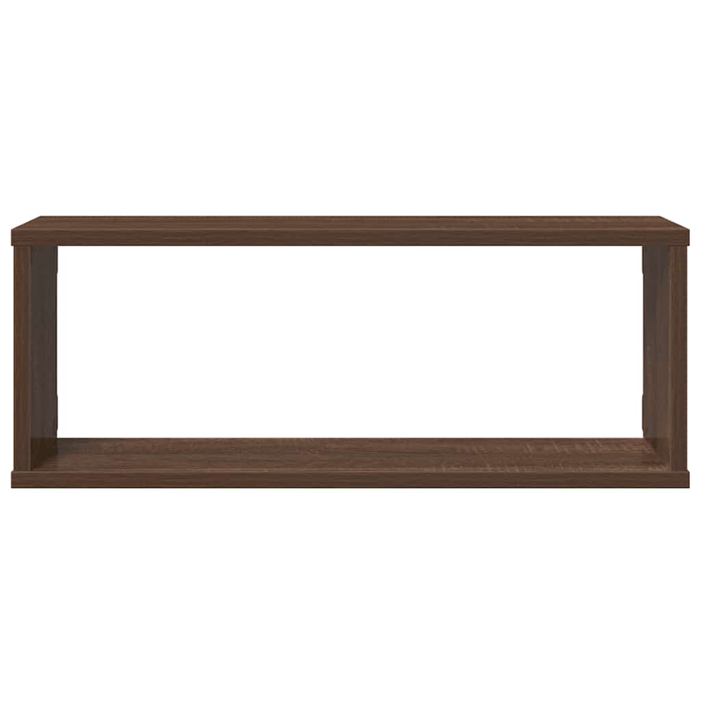 Étagères murales cube 4 pcs Chêne marron Bois d’ingénierie - XIOS