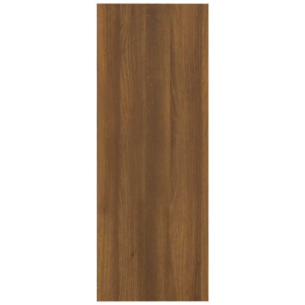 Table console Chêne marron 105x30x80 cm Bois d'ingénierie - XIOS