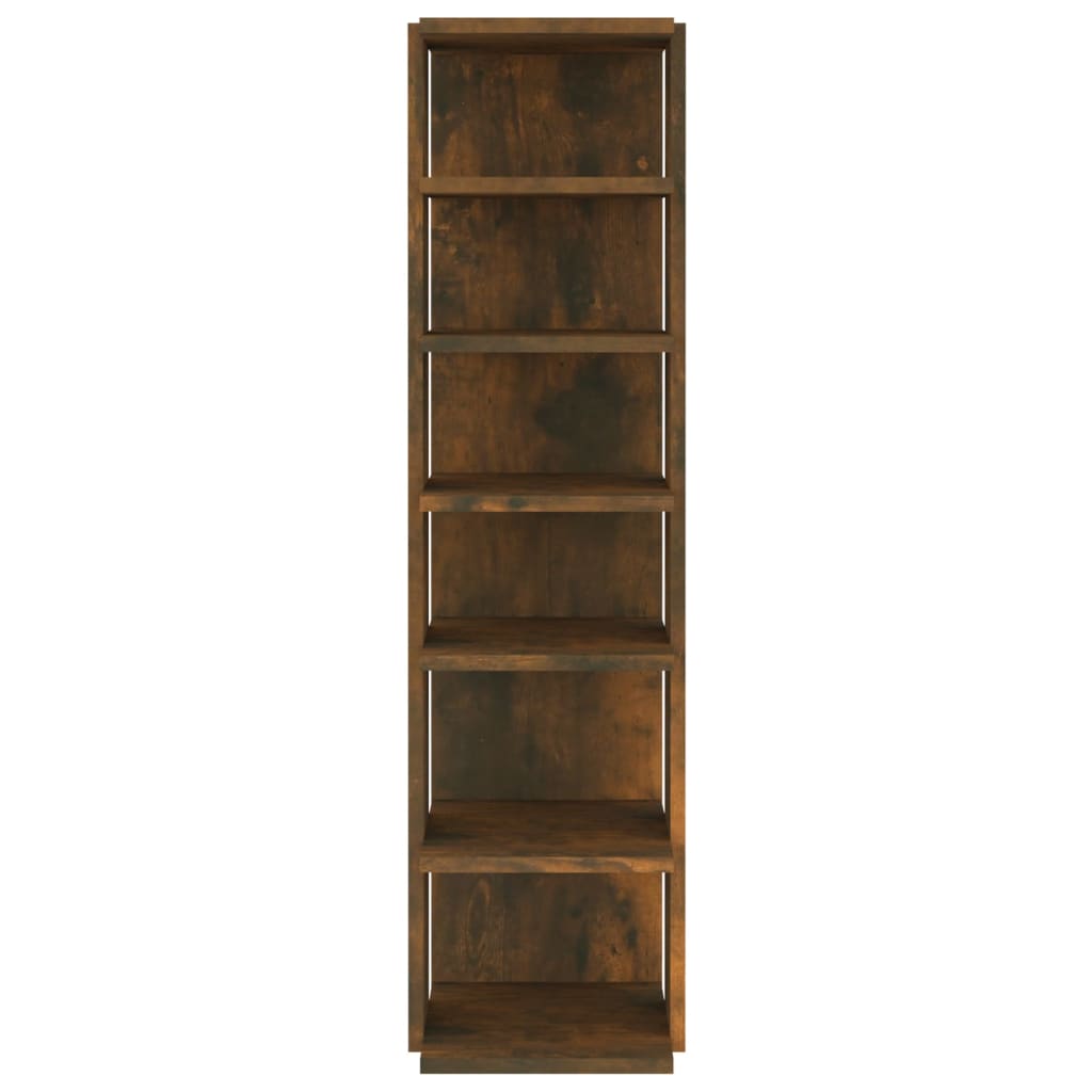 Étagère à chaussures Chêne fumé 27,5x27x102cm Bois d'ingénierie - XIOS