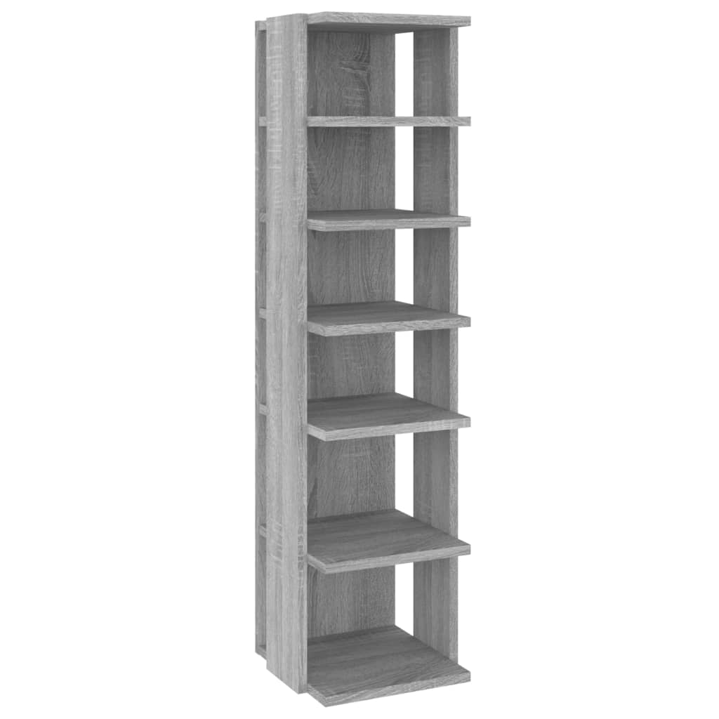 Étagères à chaussures 2 pcs Sonoma gris 27,5x27x102 cm - XIOS