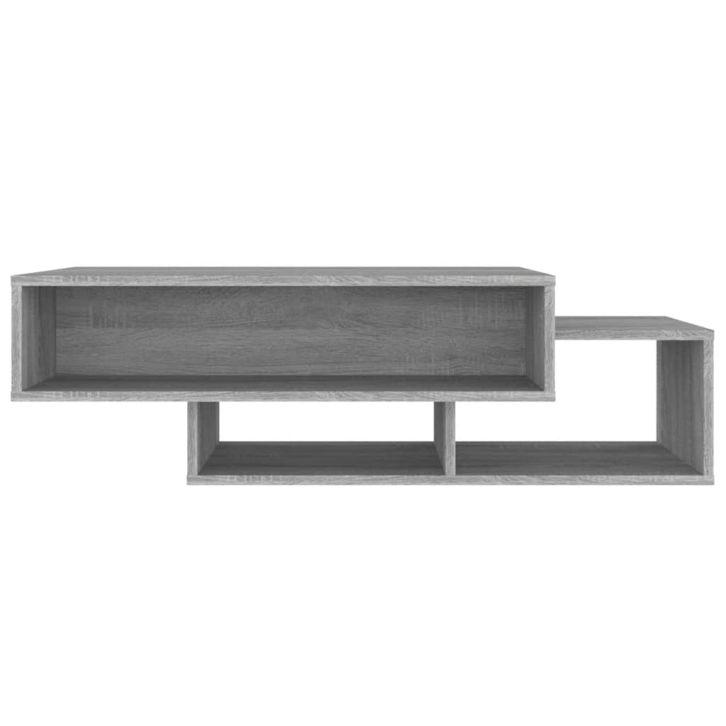 Table basse Sonoma gris 105x55x32 cm Bois d'ingénierie - XIOS