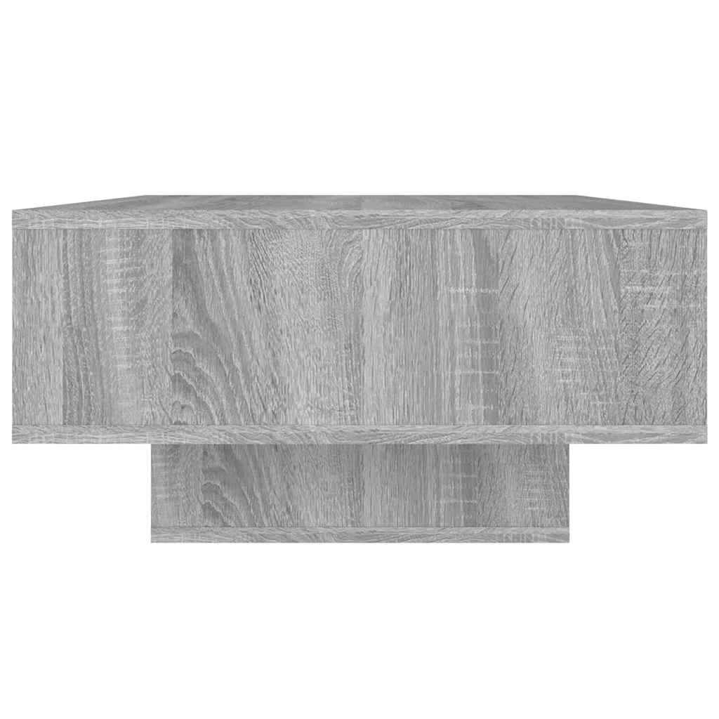 Table basse Sonoma gris 105x55x32 cm Bois d'ingénierie - XIOS