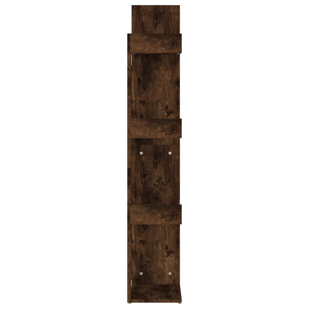 Bibliothèque 48x25,5x140 cm Chêne fumé Bois d'ingénierie - XIOS