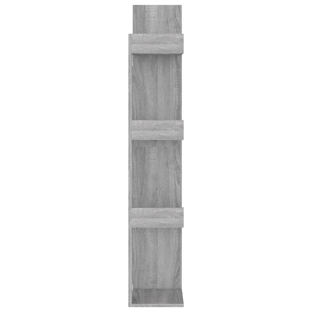Bibliothèque 48x25,5x140 cm Sonoma gris Bois d'ingénierie - XIOS