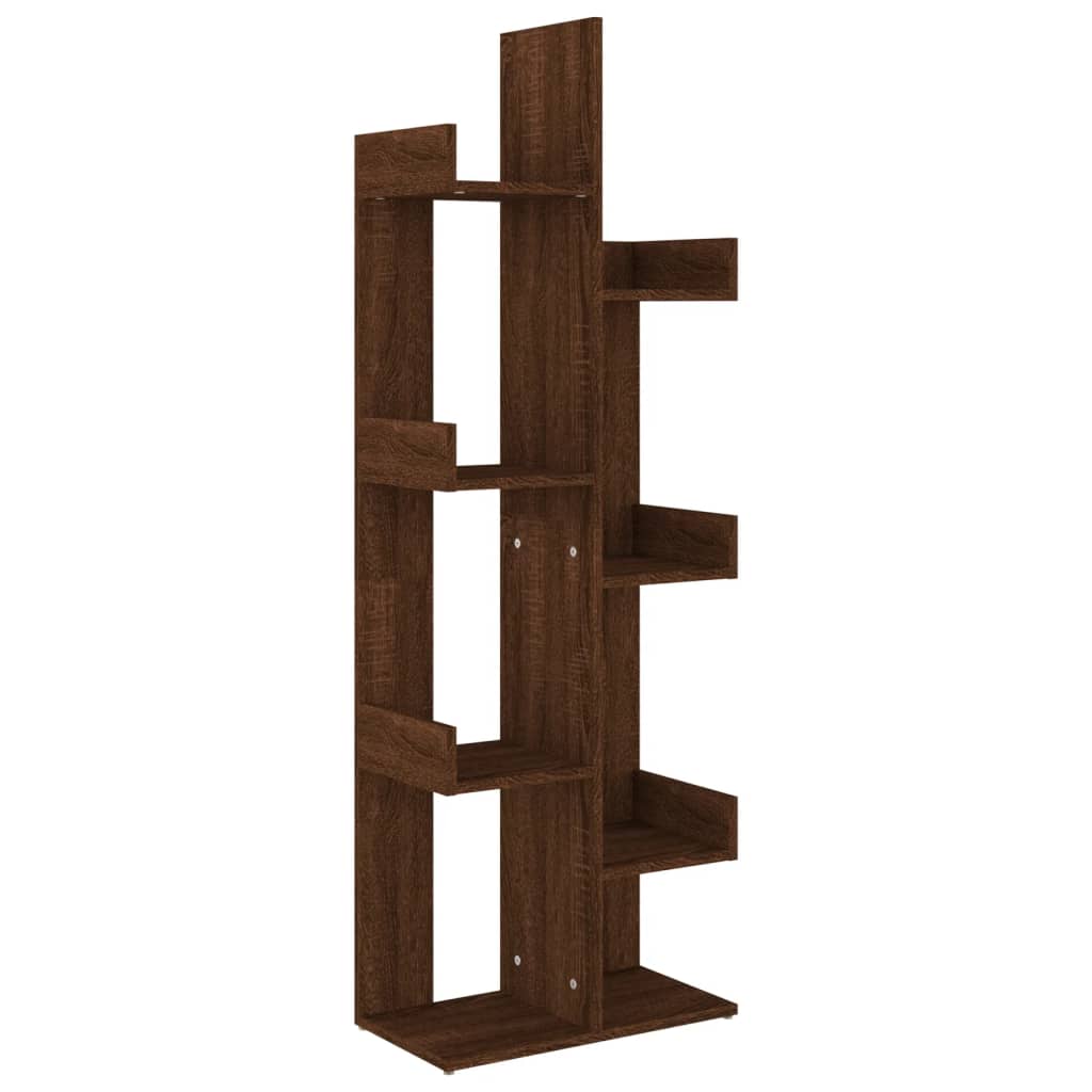 Bibliothèque 48x25,5x140 cm Chêne marron Bois d'ingénierie - XIOS