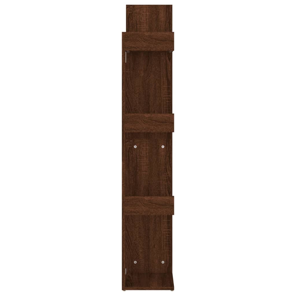 Bibliothèque 48x25,5x140 cm Chêne marron Bois d'ingénierie - XIOS