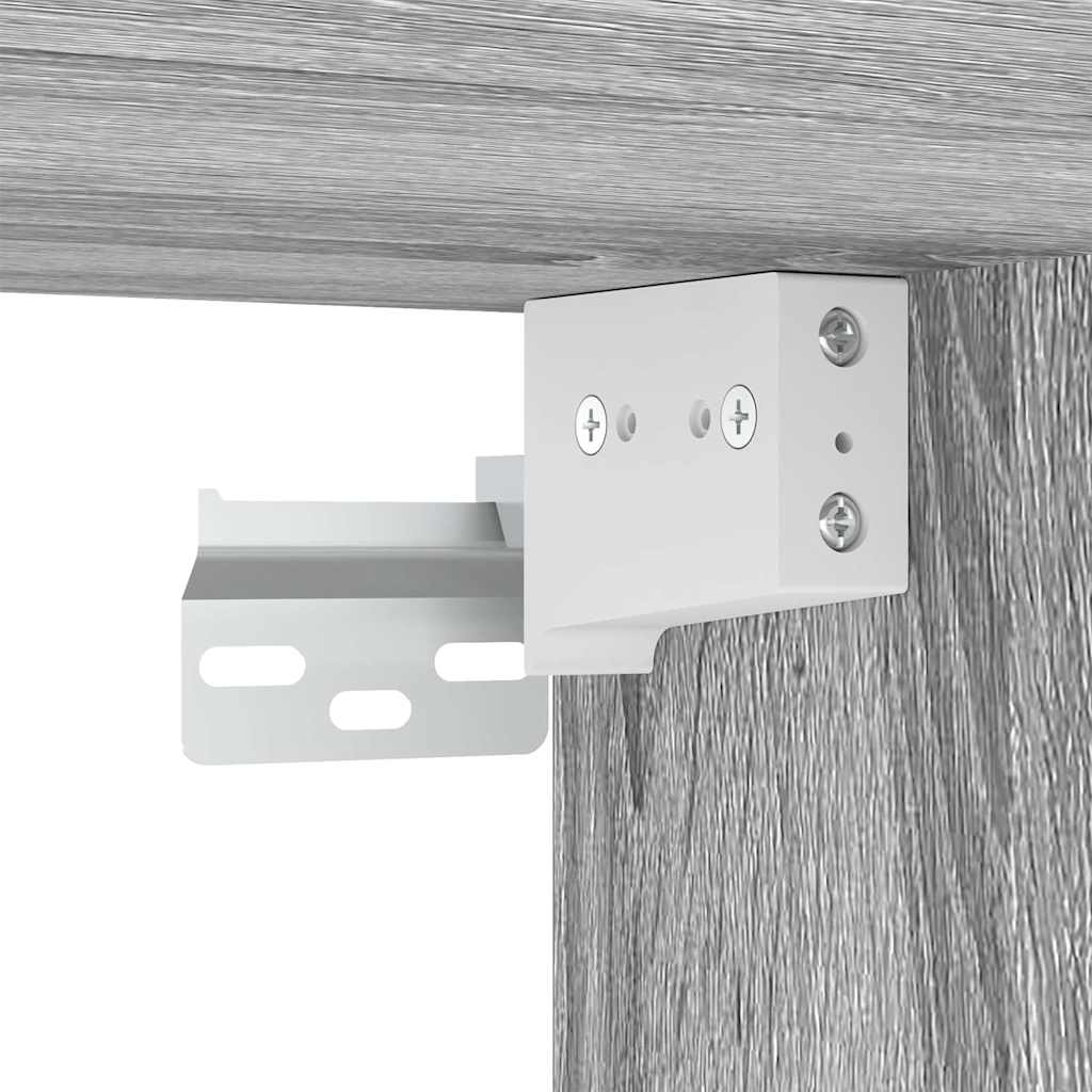 Meuble à chaussures Sonoma gris 60x35x70 cm Bois d'ingénierie - XIOS