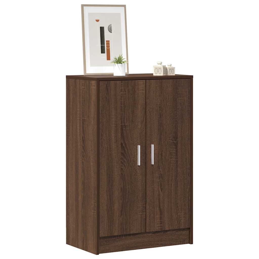 Meuble à chaussures Chêne marron 60x35x92 cm Bois d'ingénierie - XIOS