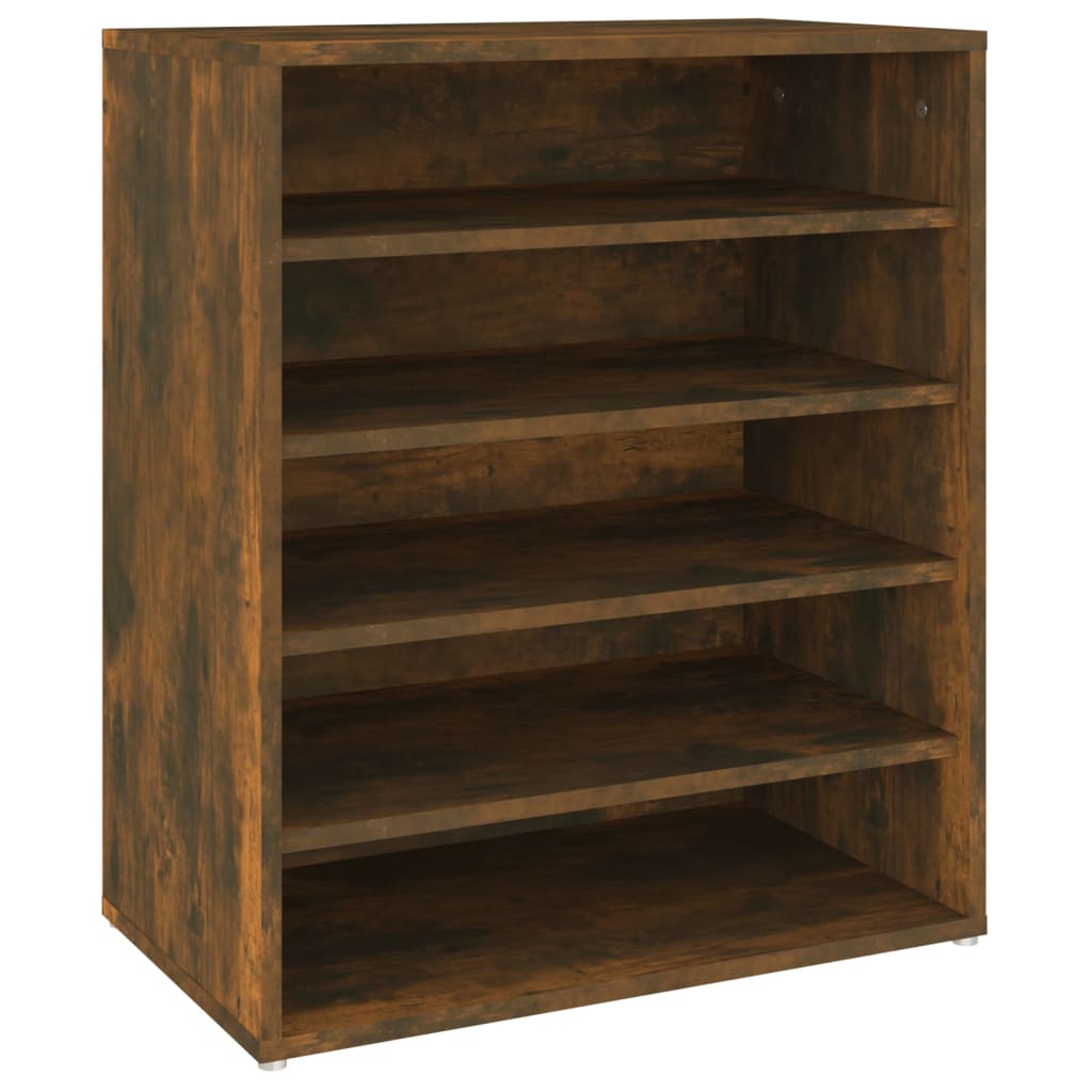Meuble à chaussures Chêne fumé 60x35x70 cm Bois d'ingénierie - XIOS