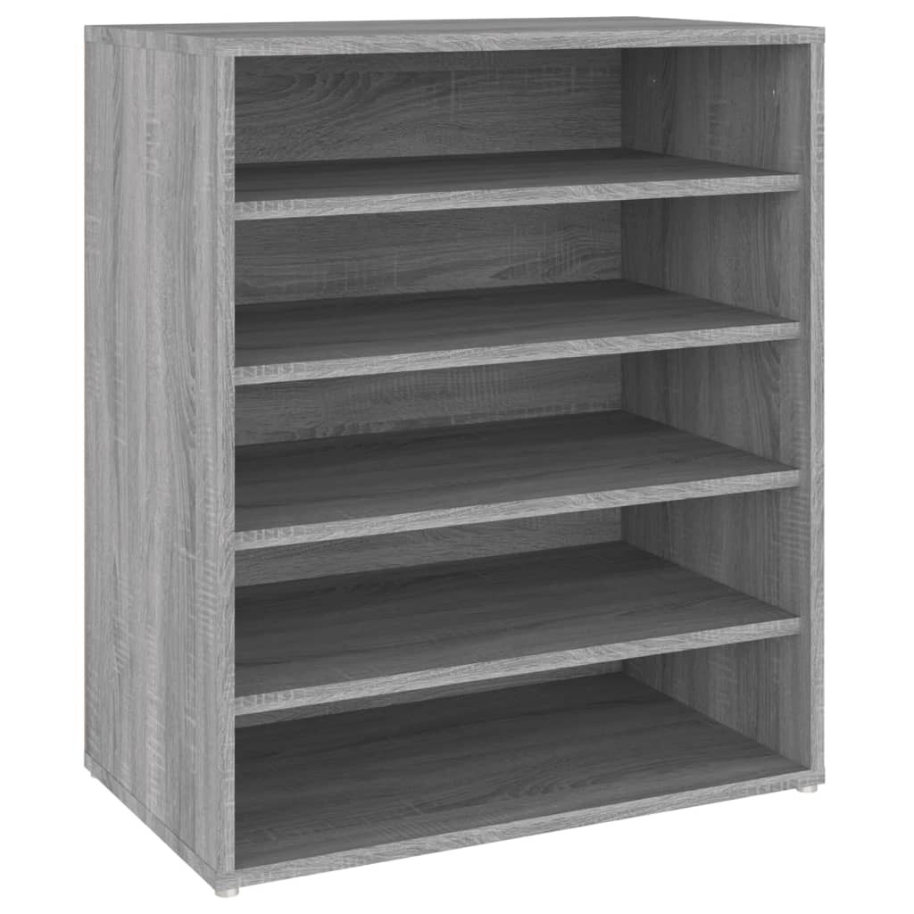 Meuble à chaussures Sonoma gris 60x35x70 cm Bois d'ingénierie - XIOS